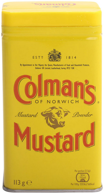 Colman's 黃芥末粉, 1入, 113g