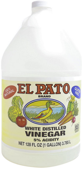 EL PATO 蒸餾白醋 無麩質, 1個, 3.785L
