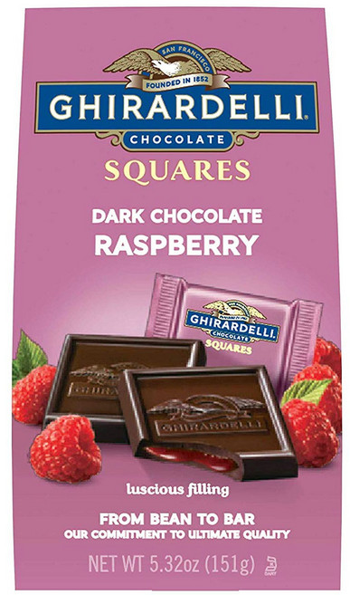 GHIRARDELLI 鷹牌 薄荷黑巧克力, Dark Raspberry, 1袋, 151g