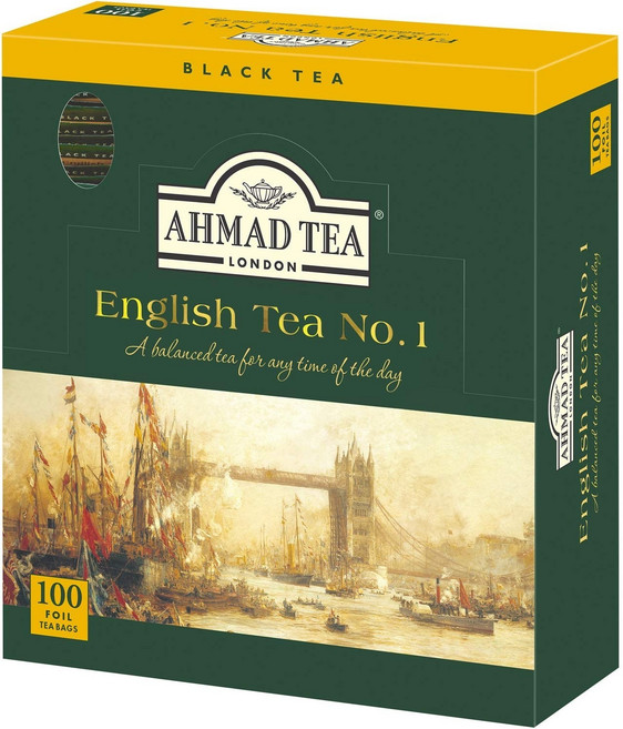 AHMAD TEA 英式紅茶包 100入裝, 1個, 200g