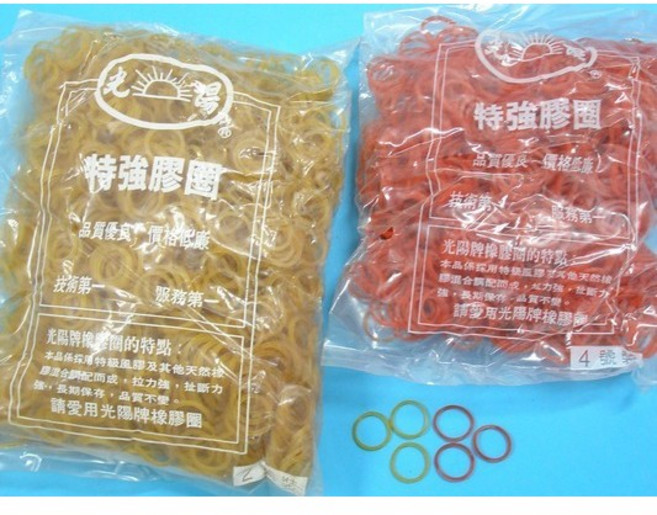 光陽 特強膠圈 8-1/2P 橡皮筋 小尺寸 約2cm 4兩裝, 隨機, 1個