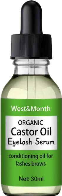 West&Month 蓖麻油睫毛精華液 滋養睫毛 促進生長 30ml, 30g, 1個