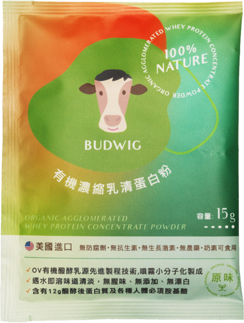 布緯 濃縮乳清蛋白粉 美國進口 無添加 每包12g蛋白質 15g x 10包, 1個