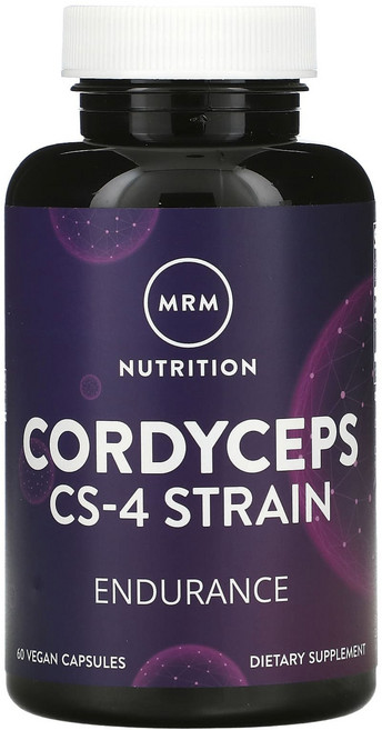 Mrm 蟲草Cs-4素食膠囊, 60顆, 1罐