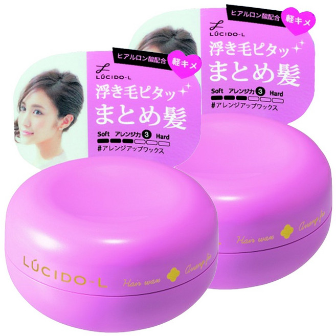 LUCIDO-L 樂絲朵 蓬鬆持久O型髮蠟, 2個, 60g