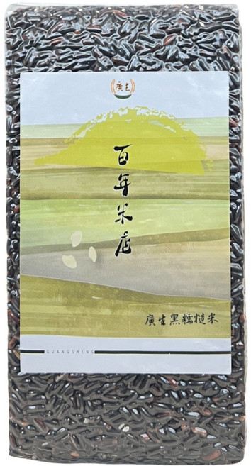 【廣生】臺灣米系列 池上黑糯糙米, 1kg, 3個