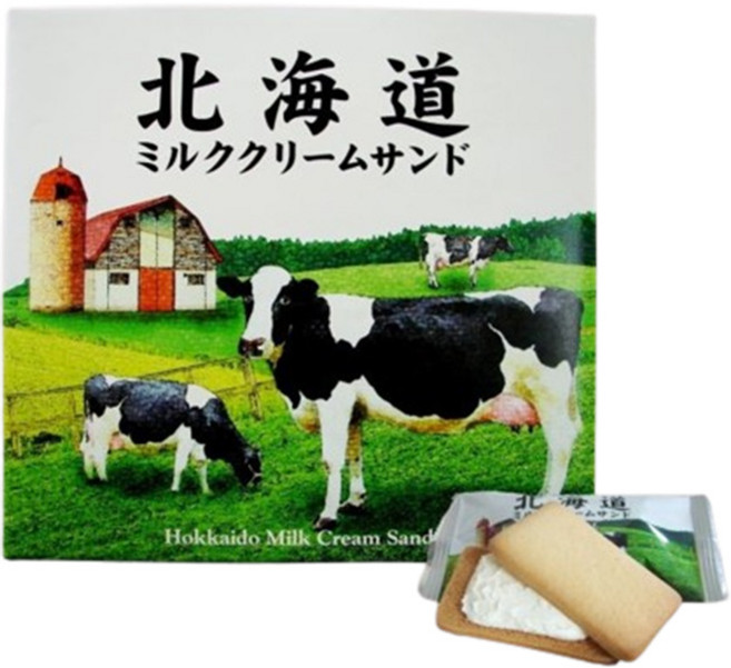 Wakasaya 北海道牛奶奶油夾心餅 10入, 1個