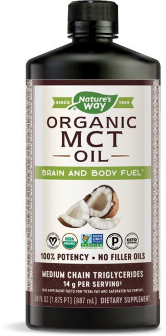 Nature's Way 然萃維 中鏈三酸甘油酯 椰子油來源, 1瓶, 887ml