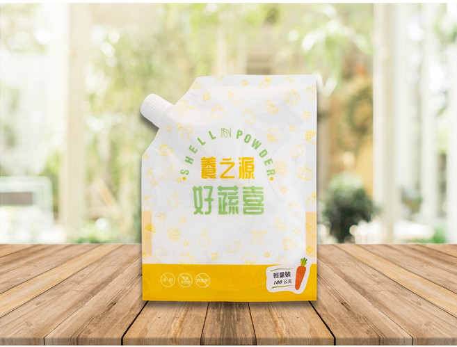 養之源 好蔬喜 蔬果洗滌劑 貝殼粉食鹽成分 有效洗淨殘留 輕巧包裝100g, 100g, 1個