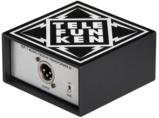 TELEFUNKEN 德律風根 TDP-2 被動式 DI BOX 樂器音頻轉換器, 詳見包裝, 1個