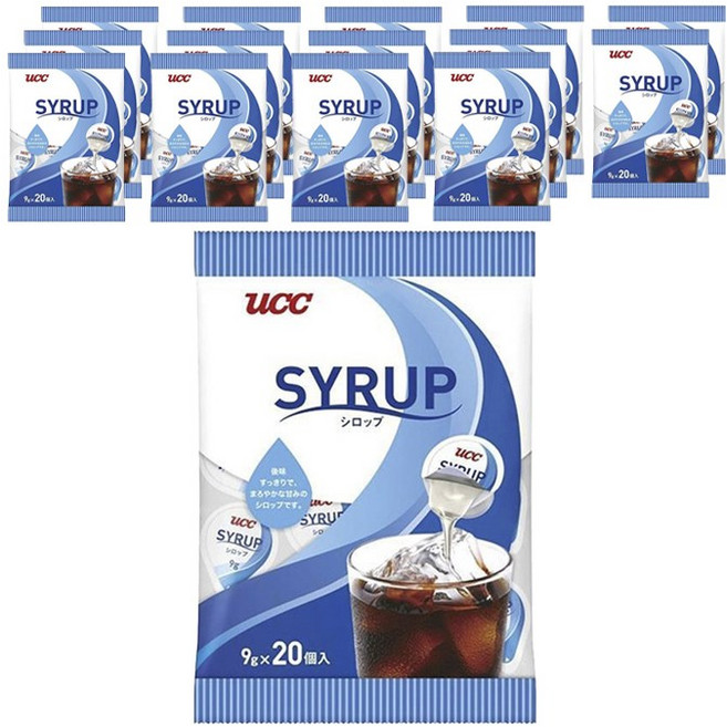 ucc 糖漿 20顆入, 15個, 180g