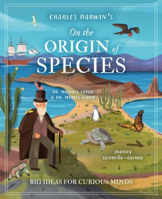 (英文圖書)Charles Darwin's on the Origin of Species: Big Ideas for Curious Minds 精裝版, Arcturus Editions, 英文