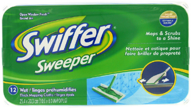 Swiffer 除塵布 25.4*20.3cm, 12入