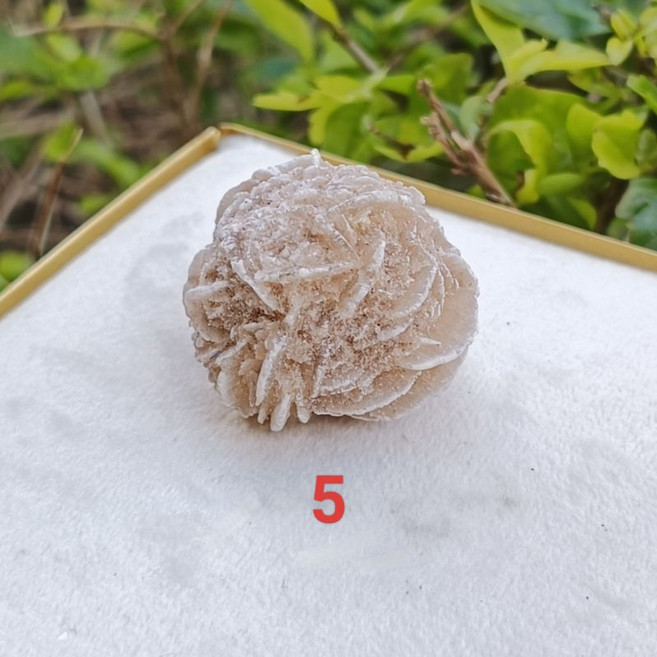 靖靖水晶礦石 沙漠玫瑰石 原石, 5