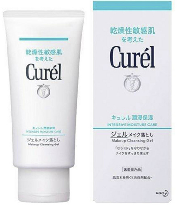 Curel 珂潤 潤浸保濕屑裝卸妝凝露, 1個, 130g