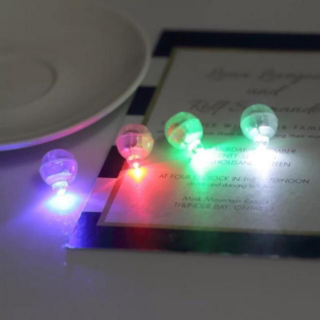 不倒翁Led七彩氣球燈10入（附電池）生日派對/求婚/告白/必備, 詳見包裝, 七彩