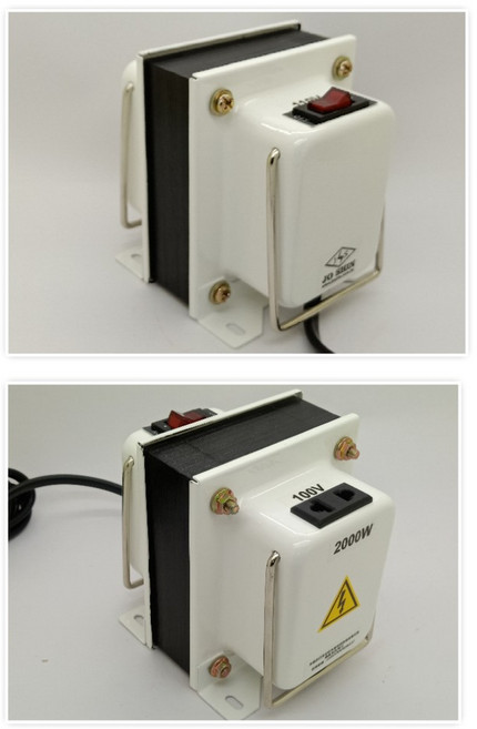 JOSHIN 變壓器 2000W 115V/100V 日本電器專用降壓器, 白色, 1個