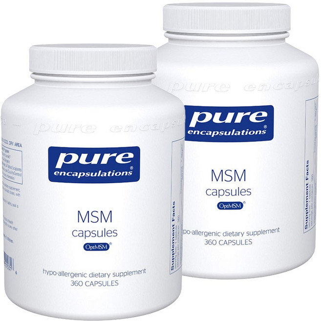 Pure Encapsulations MSM補充膠囊, 360顆, 2罐