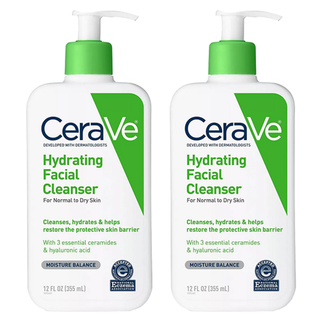 CeraVe 適樂膚 保濕潔面乳, 2個, 355ml