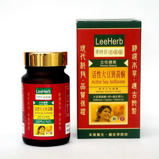LeeHerb 李時珍本草屋 活性大豆異黃酮錠, 1罐, 90錠