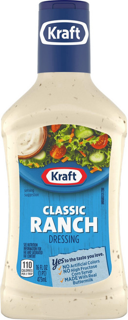 Kraft 卡夫 精選沙拉醬, 1個, 473ml