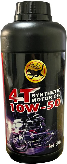 霹靂豹 超耐持久4T機油, 10W/40 10W/50, 1個, 100ml