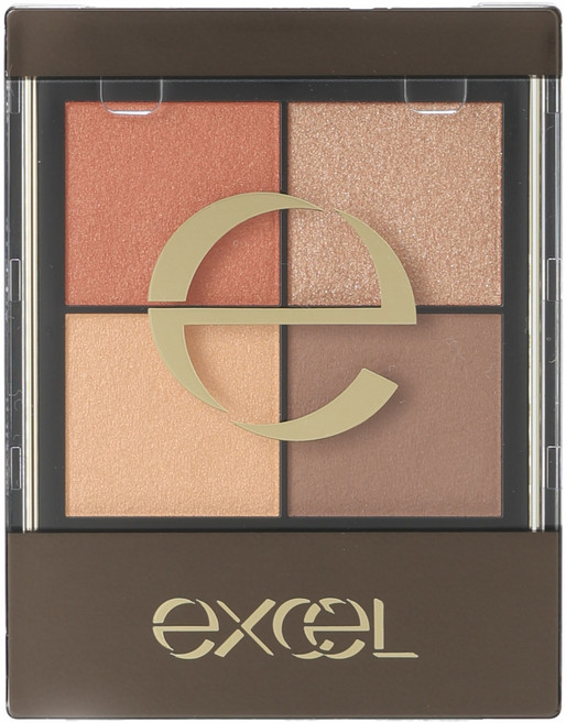 日本 excel 光綻時裳四色眼采 3.5g, 1盒, CX05 Fringe Hat