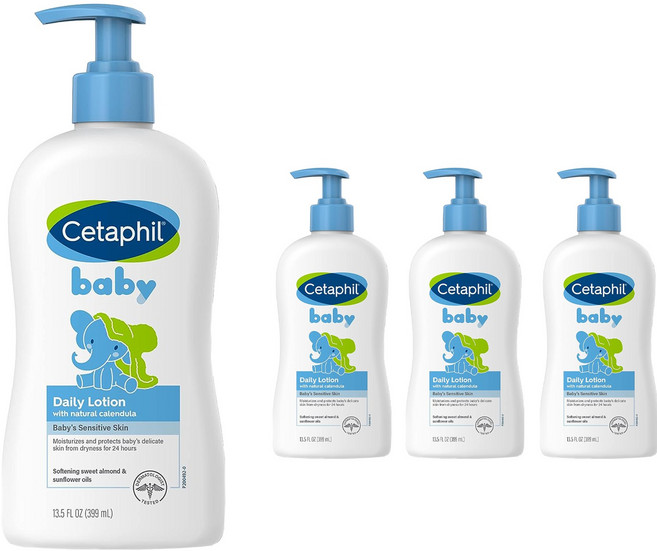 Cetaphil 舒特膚 孩童溫和潤膚乳, 399ml, 4瓶