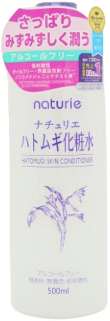 imju naturie 薏仁清潤化妝水, 500ml, 1個