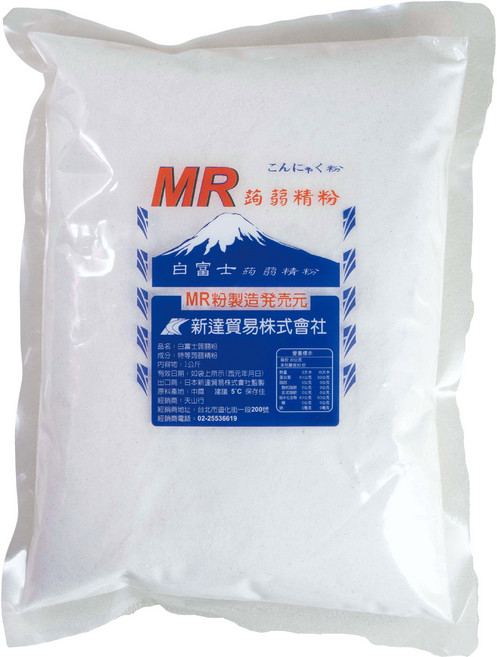 白富士 蒟蒻精粉, 1kg, 1個