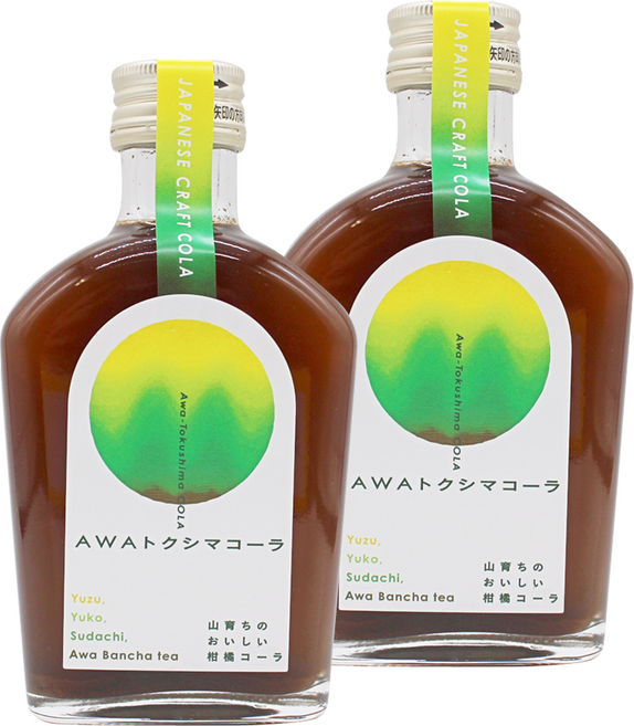 BandoSyokuhin AWA德島柚子酸味可樂, 2個, 200ml