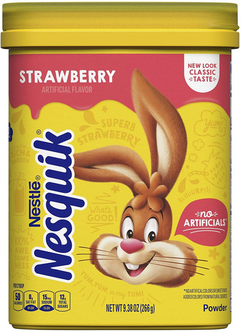 Nestle 雀巢 草莓味沖泡粉, 266g, 1個, 1入