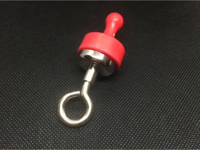 強力磁鐵掛勾組 掛勾25mm 磁釘D29x38mm 露營掛勾, 詳見包裝, 1個