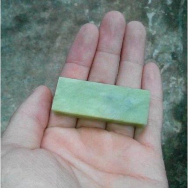 綠寶油石 10000目超細磨刀石 適用家用廚房刀具 尺寸50x20x10mm, 1個