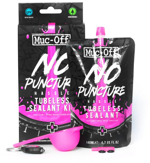 Muc-Off No Puncture 無內胎用補胎液組合包, 1個