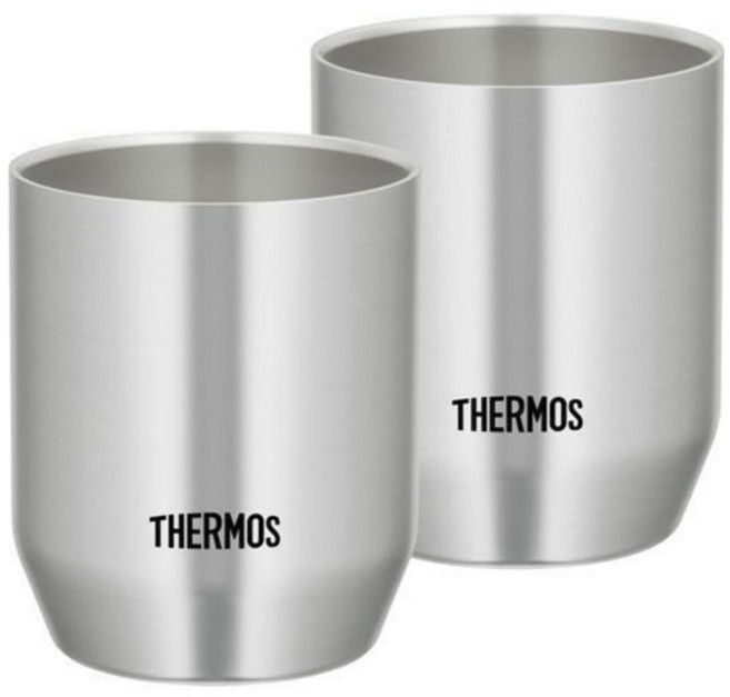 THERMOS 膳魔師 膳魔師 (THERMOS) 真空保溫杯 360ml 兩件式 (JDH-360P S), 不鏽鋼