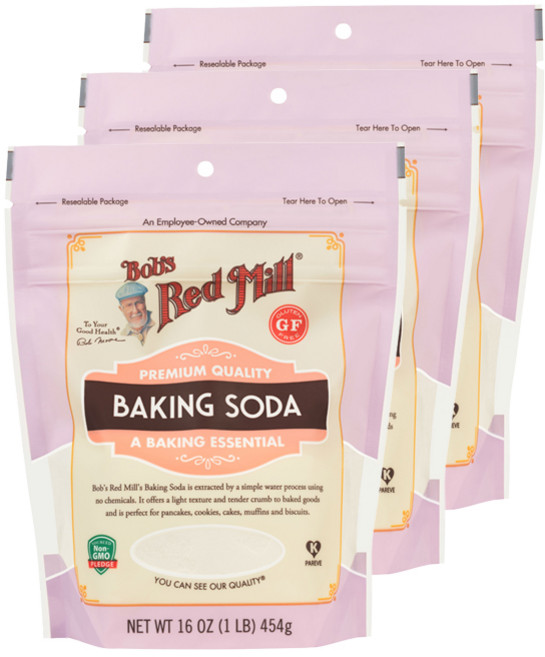 Bob's Red Mill 小蘇打粉, 3包, 454g