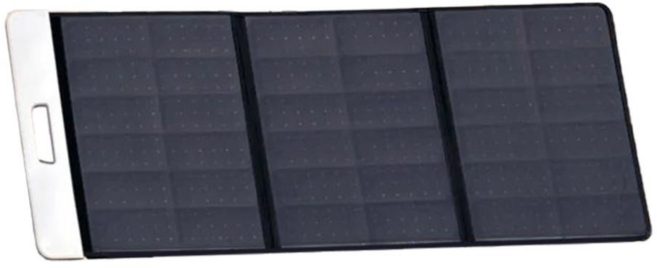 小米 米家 100W 可折疊太陽能板 (單晶矽/MC4接口/防潑水防塵), 黑色, 1個