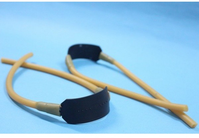 群 迷彩強力彈弓專用橡皮筋(大) 台灣製造, 黃色, 1個