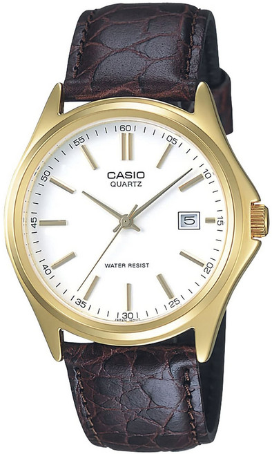 CASIO 卡西歐 男款石英皮革錶帶手錶 MTP-1183Q-7AJH
