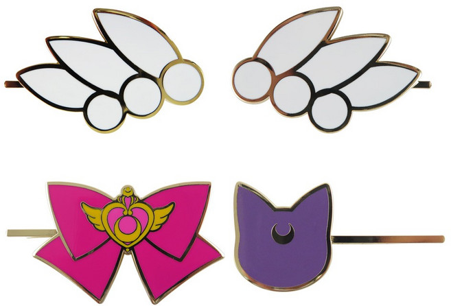 美少女戰士髮夾四件組