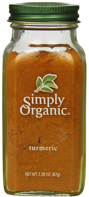 Simply Organic 薑黃粉, 1罐, 67g