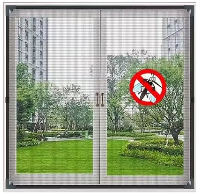 享家品 防蚊紗窗，磁吸式設計安裝便利, 淺灰色
