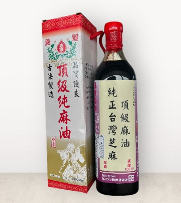 崁頂義豐 台灣芝麻油, 1盒, 600ml