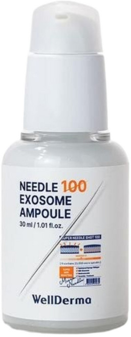 WellDerma Needle 100 Exosome Ampoule 微針安瓶, 1個, 30ml
