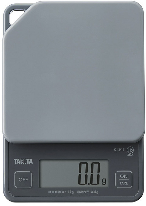 TANITA 塔尼達 簡約系列電子料理秤, KJ-P11, 深灰色, 1kg