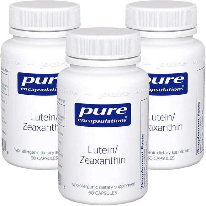 Pure Encapsulations 葉黃素&玉米黃素膠囊, 60顆, 3瓶