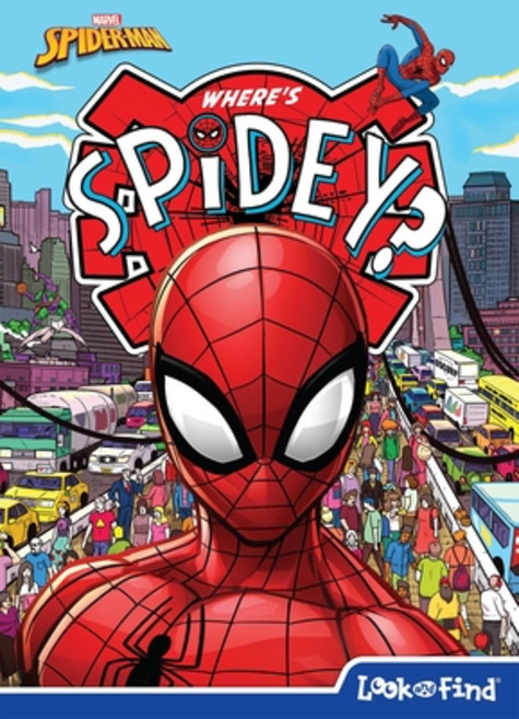 (英文圖書)Marvel Spider-Man: Where's Spidey? Look and Find 精裝版, Pi Kids, 英文
