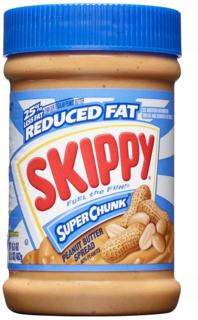SKIPPY 吉比 顆粒花生醬, 462g, 1罐