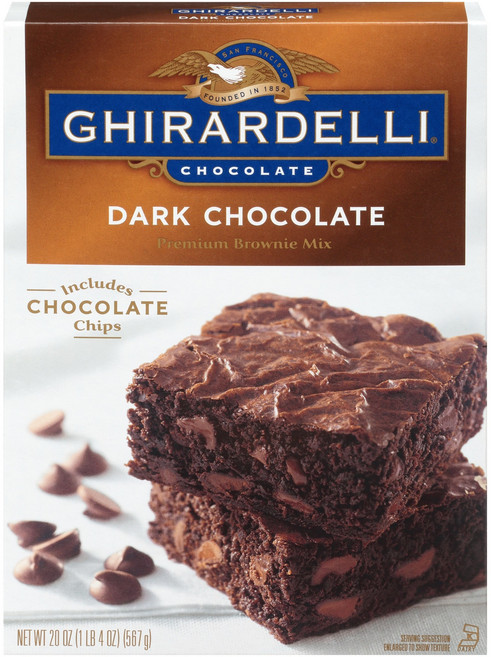 GHIRARDELLI 鷹牌 頂級布朗尼預拌粉, 1個, 567g